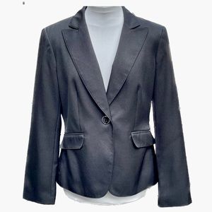 Emily One-Button Blazer Black Size 8